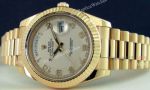Rolex Day-Date II Yellow Gold Arabic Markers Watch 41mm Rolex President Replica